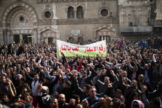 November protests in Amman. Photo by Ali Saadi.