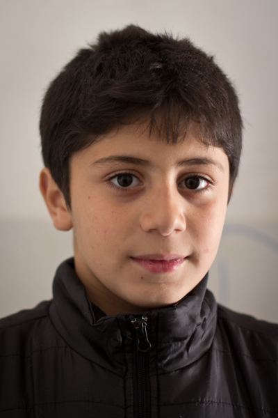 غانم، طفل سوري لاجئ من حمص