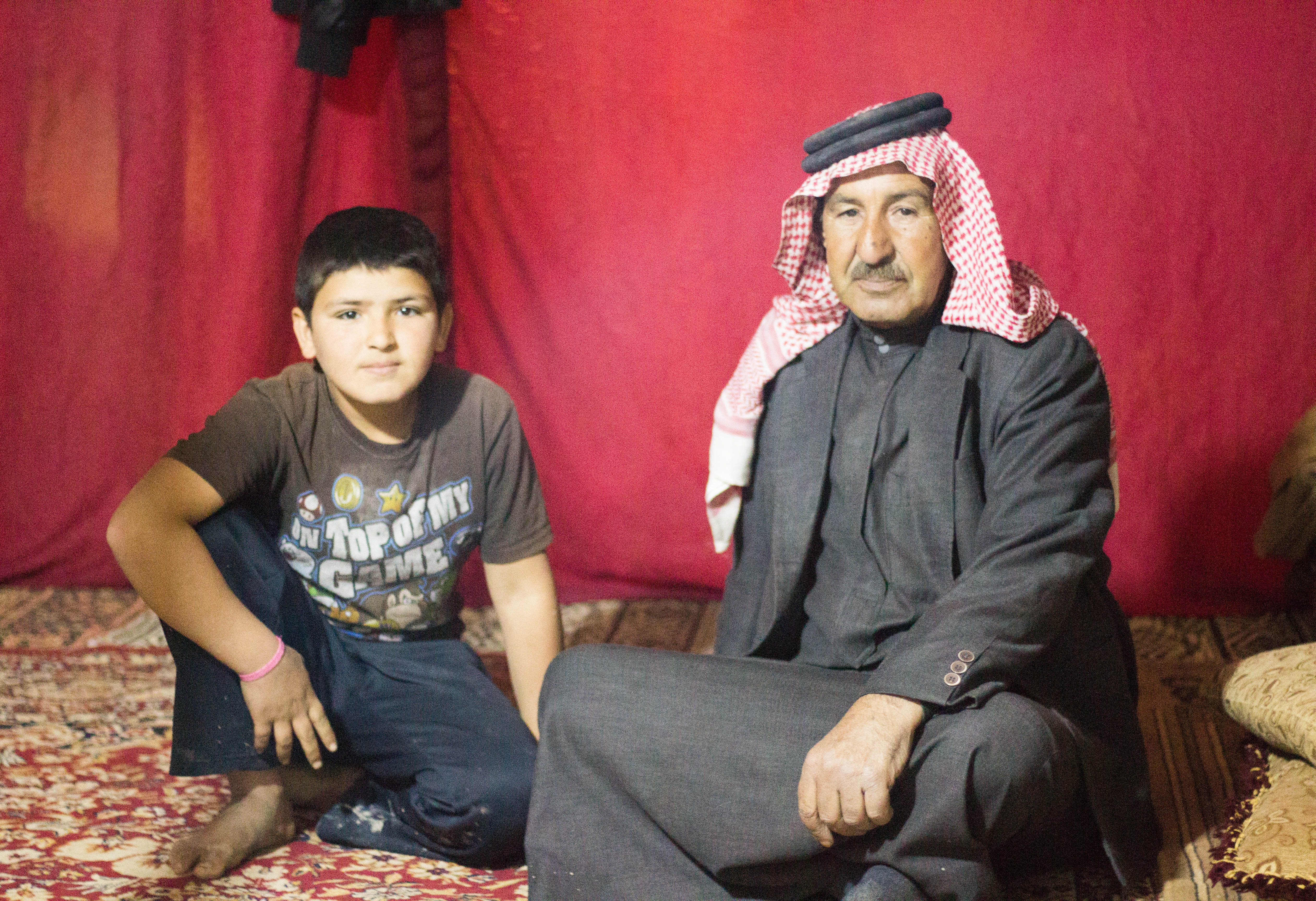 Saad and his father (3)