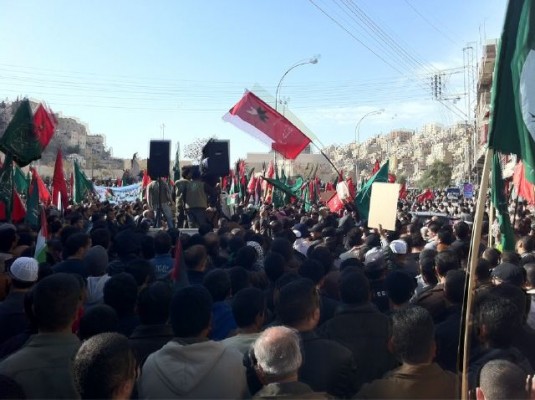Protest downtown Amman - Jan 28