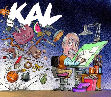 Cartoon of Kevin Kallaugher